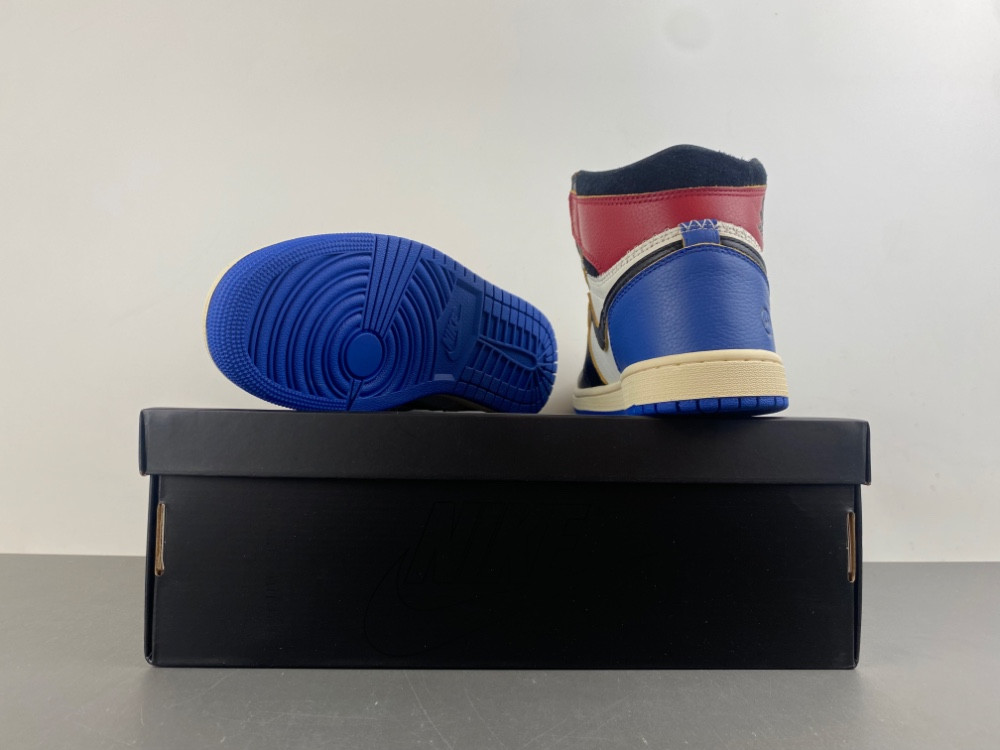 Jordan 1 Retro High OG SP Fragment x Union LA Varsity Red Sport Royal IO7847-002