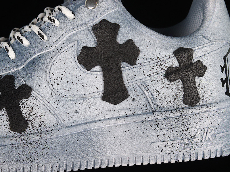 AIR FORCE 1 LOW 07 X CHROMEHEARTS BLUE/BLACK/WHITE CW2288-111
