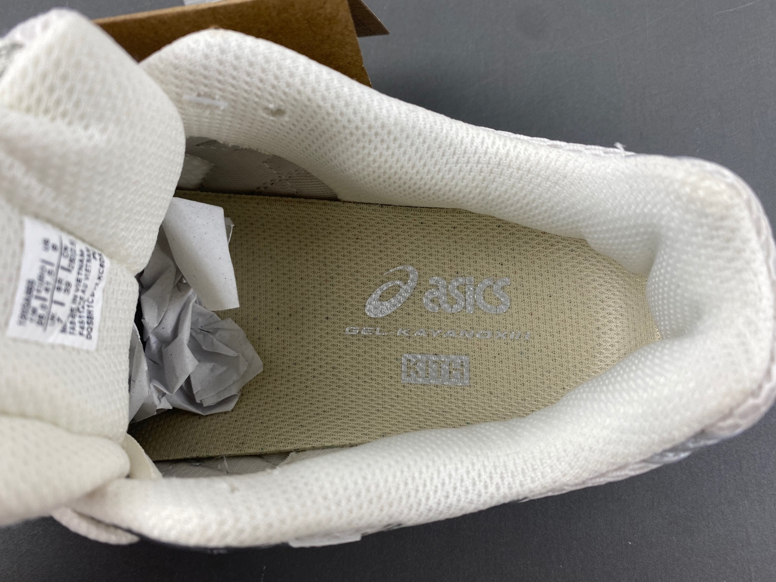 As1cs gel-kayano 12.1ronnie fieg cream pure aqua 1203a555-100
