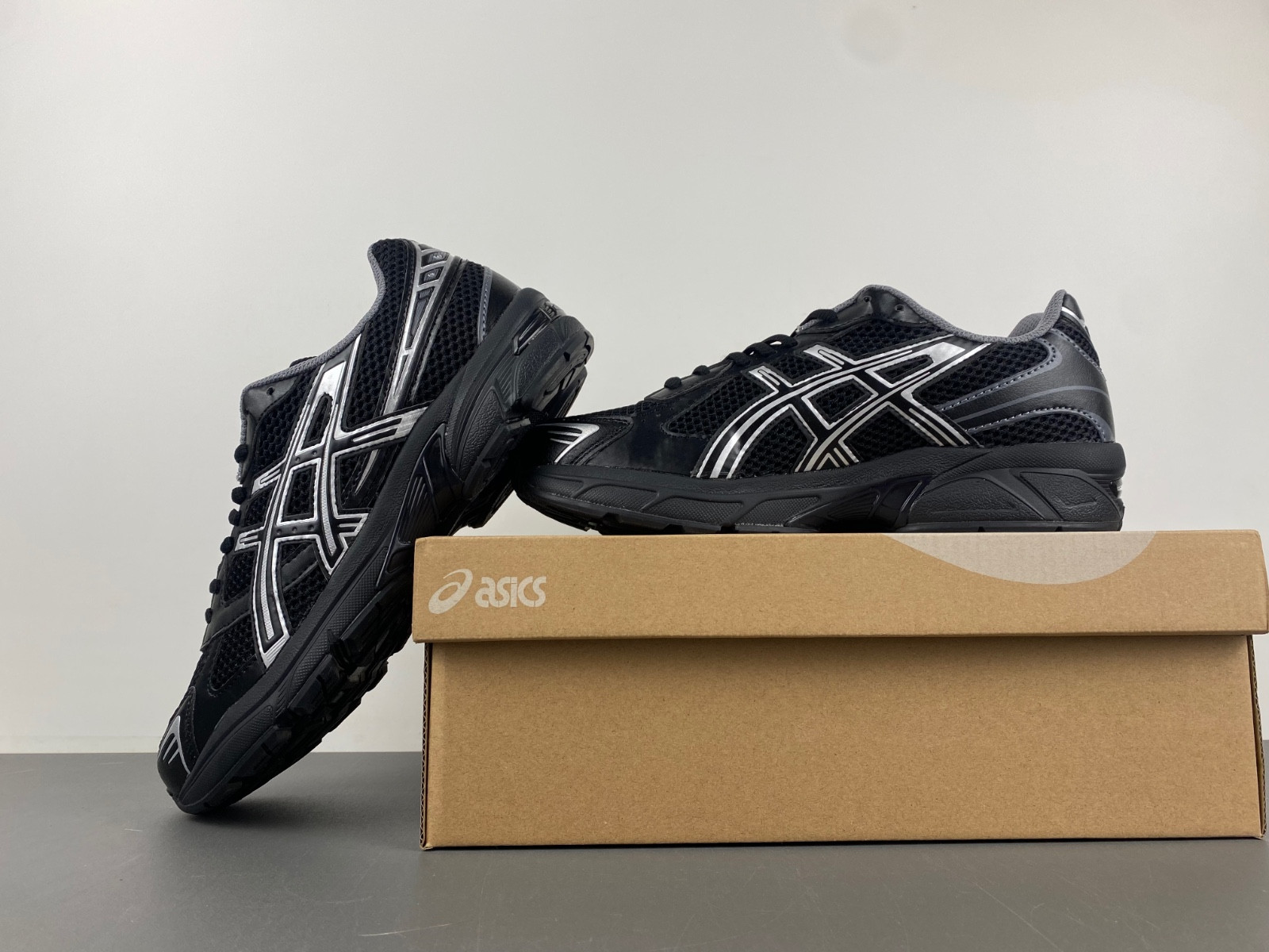 As1cs gel-1130 black pure silver men