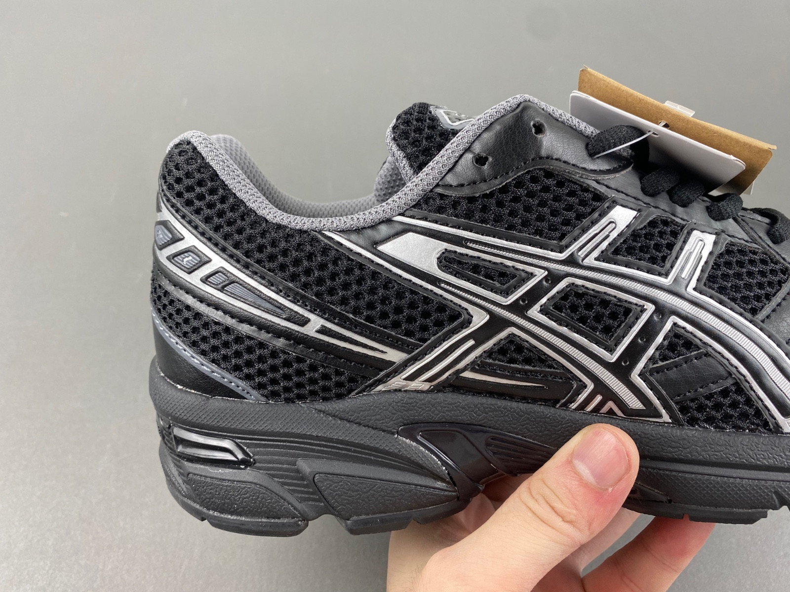 As1cs gel-1130 black pure silver men