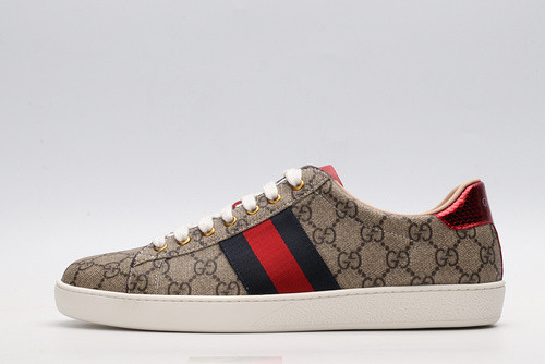 Gvc*1 ace embroidered low-top sneaker brown with stripe