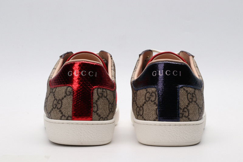 Gvc*1 ace embroidered low-top sneaker brown with stripe