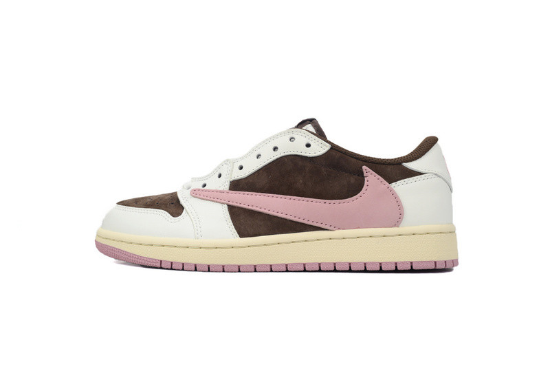 Air Jordan 1 Travis Scott Low OG SP Dark Pony Pink DZ4137-206