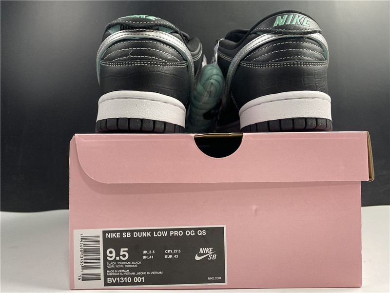 nike sb dunk low D1am0nd s*pply co black D1am0nd bv1310-001
