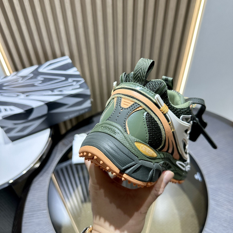 OWT Be Right Back Military Green Peach SNEAKERS