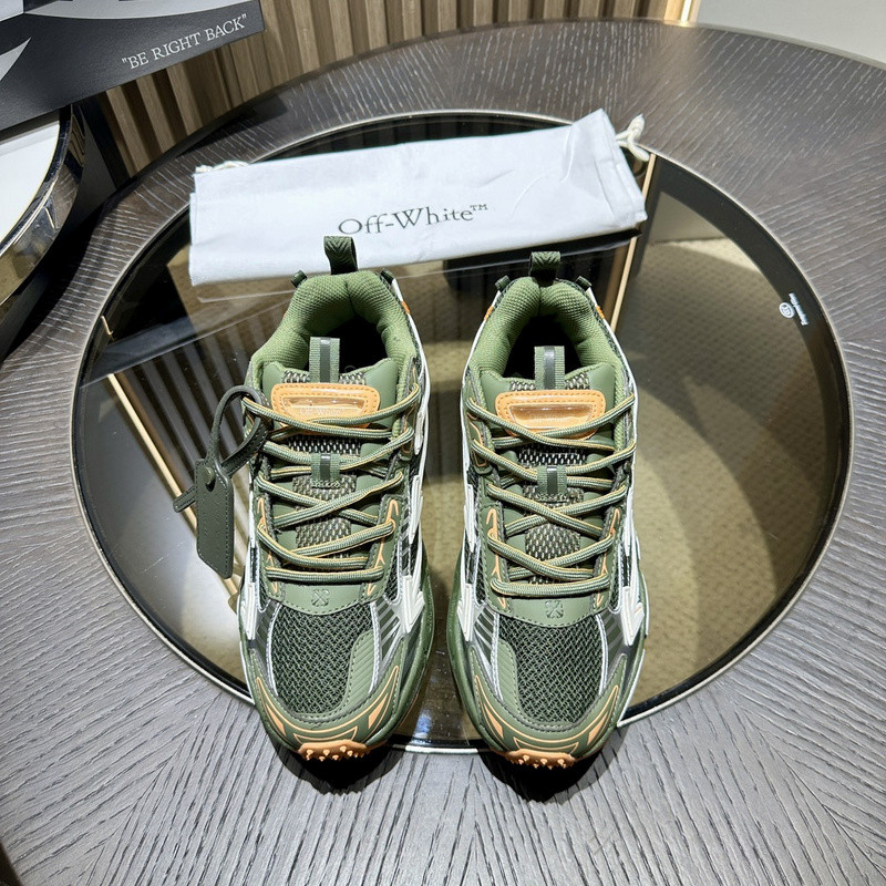 OWT Be Right Back Military Green Peach SNEAKERS