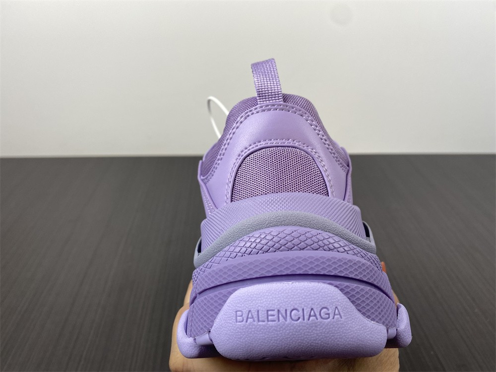 Ba1en*iaga triple s green purple 1.0 sneaker