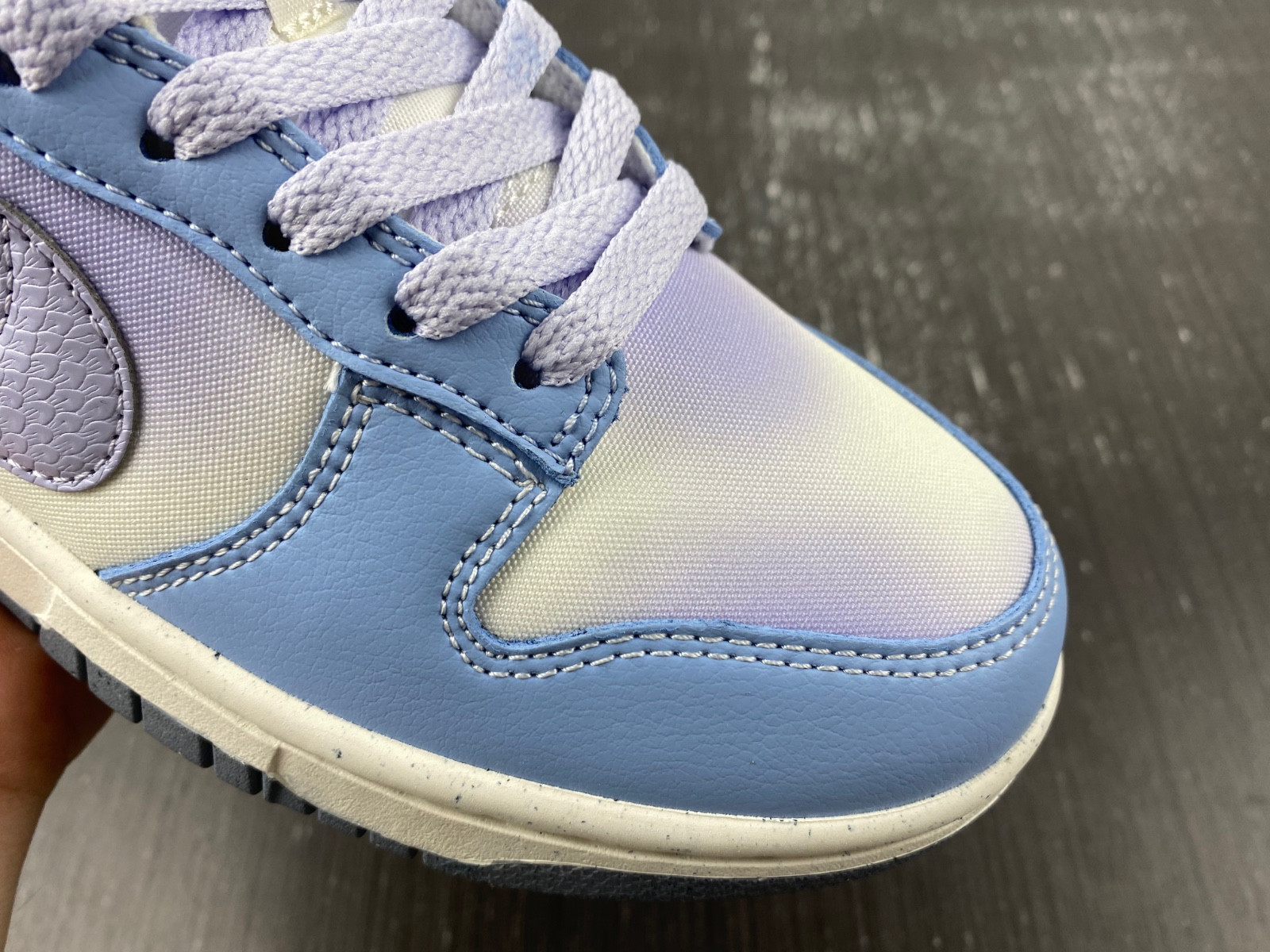 nike dunk low blue canvas fn0323-400