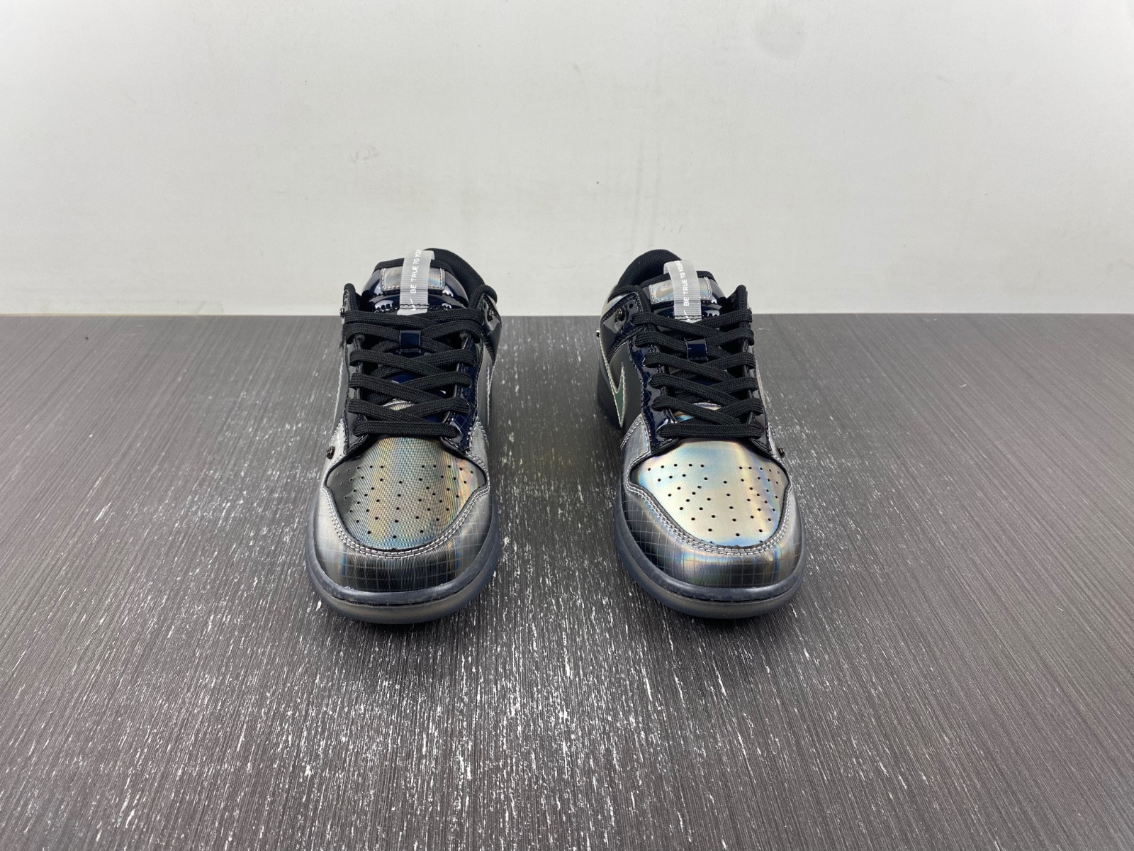 nike dunk low "hyperflat" black/grey fv3617-001