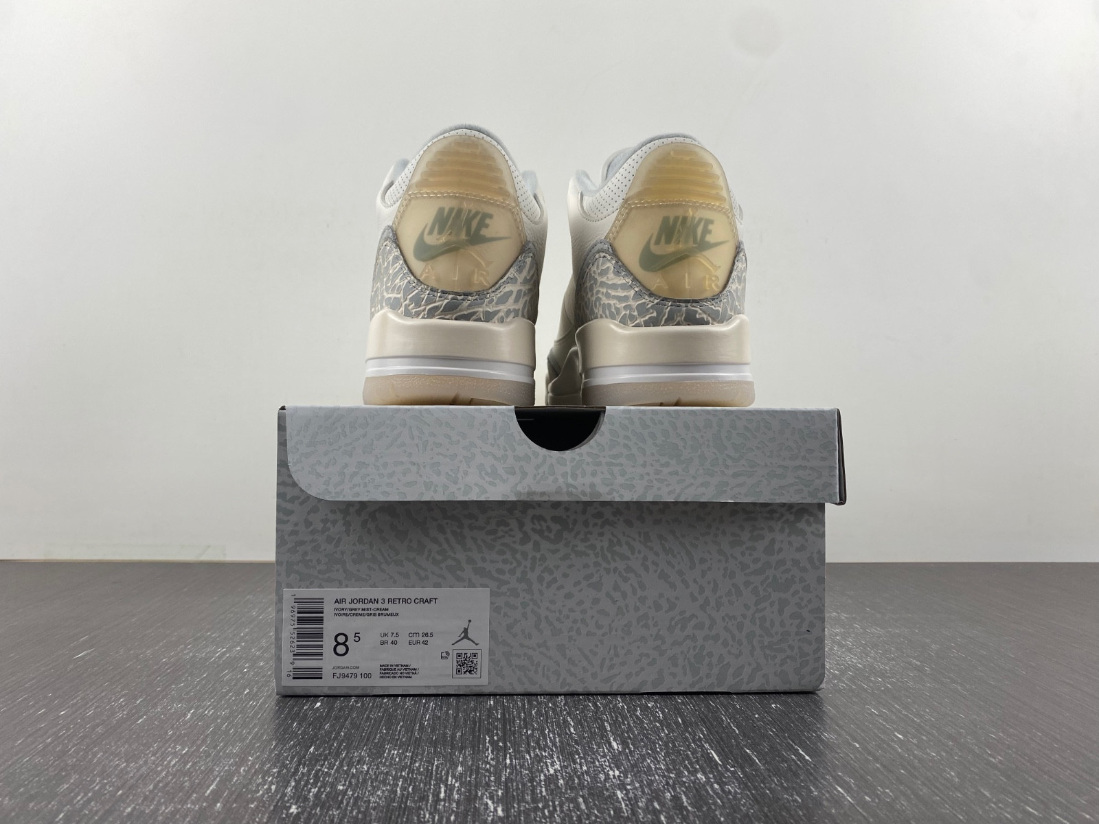 air jordan 3 craft “ivory” fj9479-100