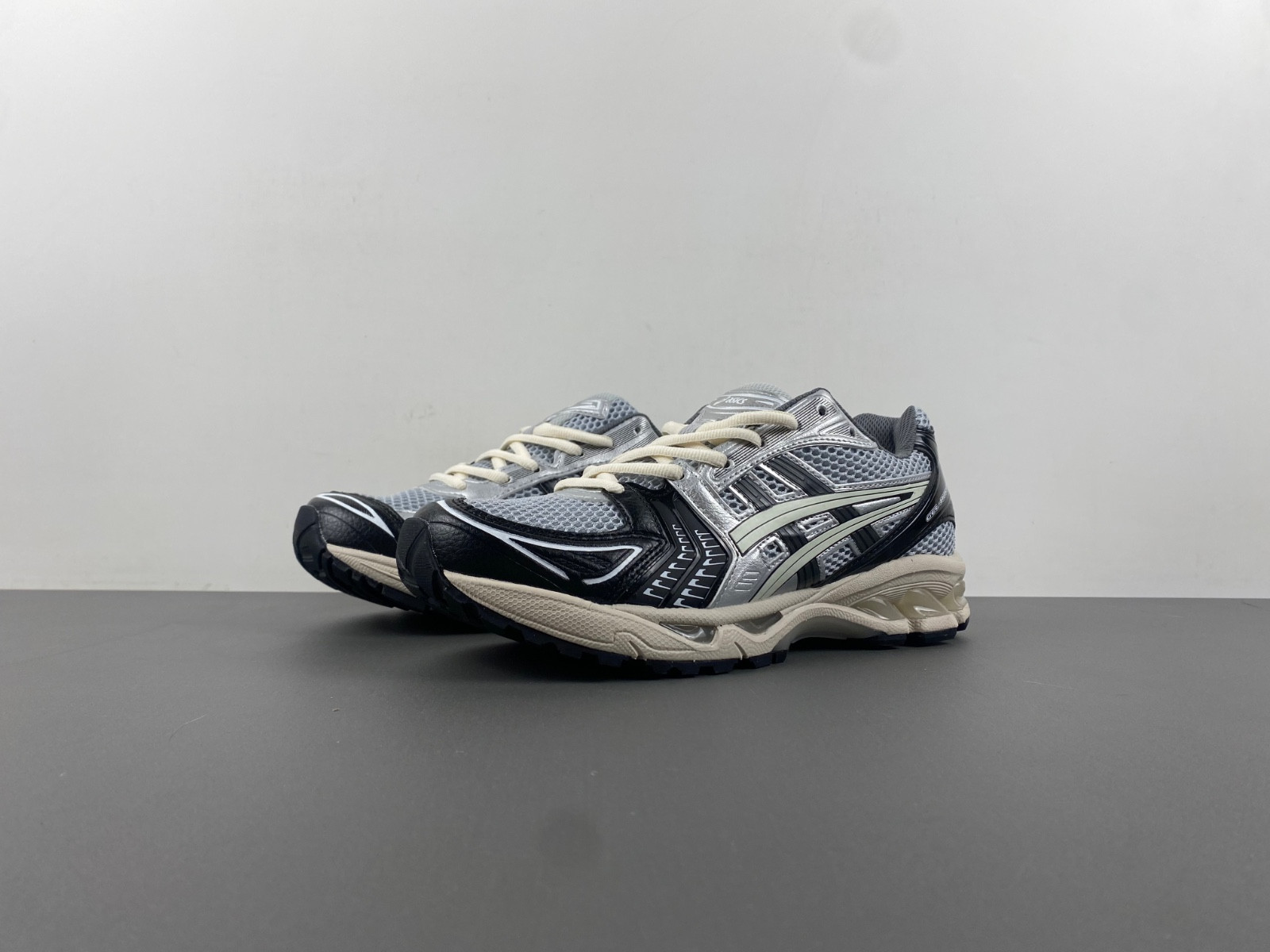 As*ic*s gel-kayano 14 black glacier grey silver men''s 1201a935-001