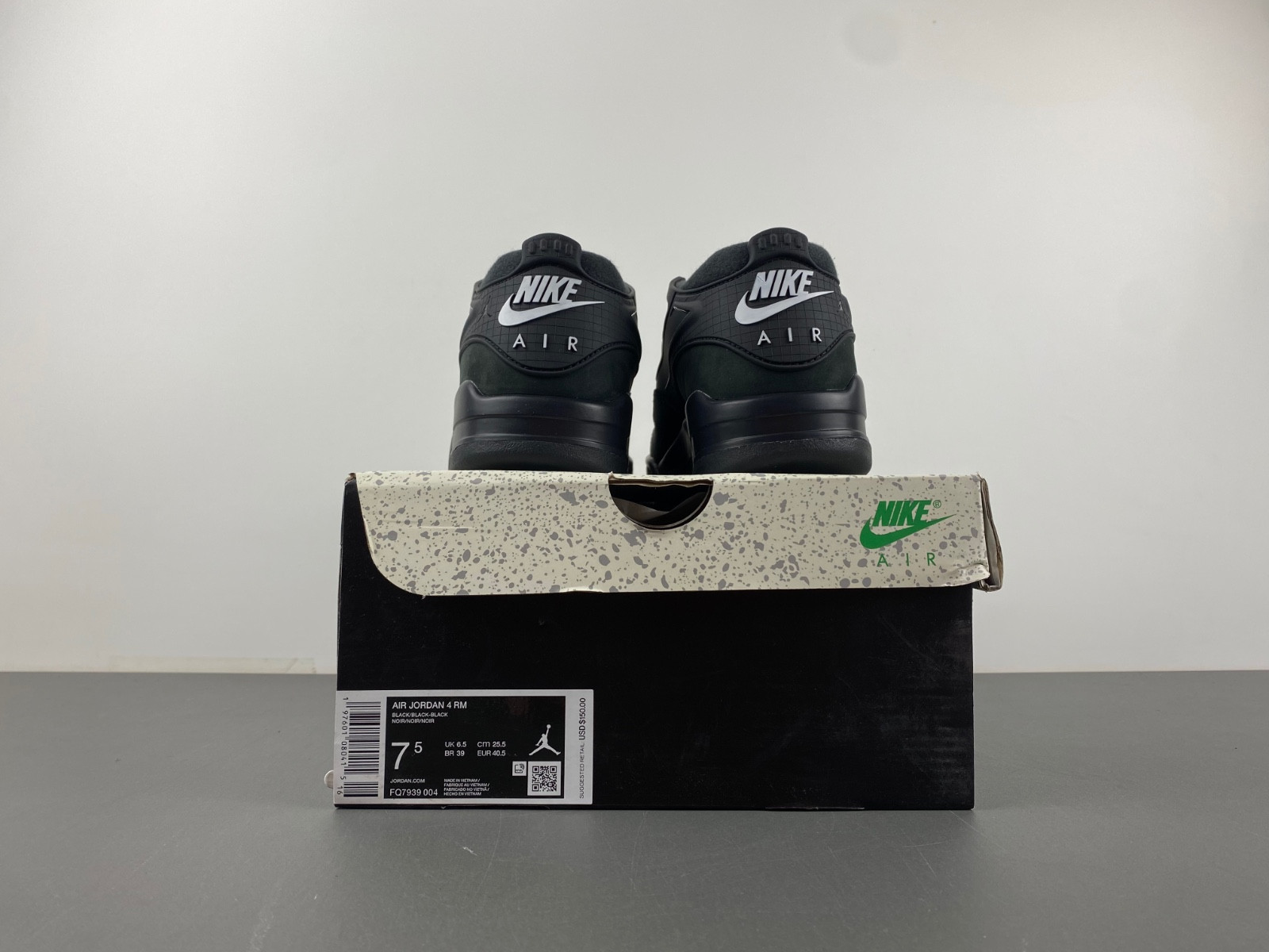 jordan 4 rm black cat men