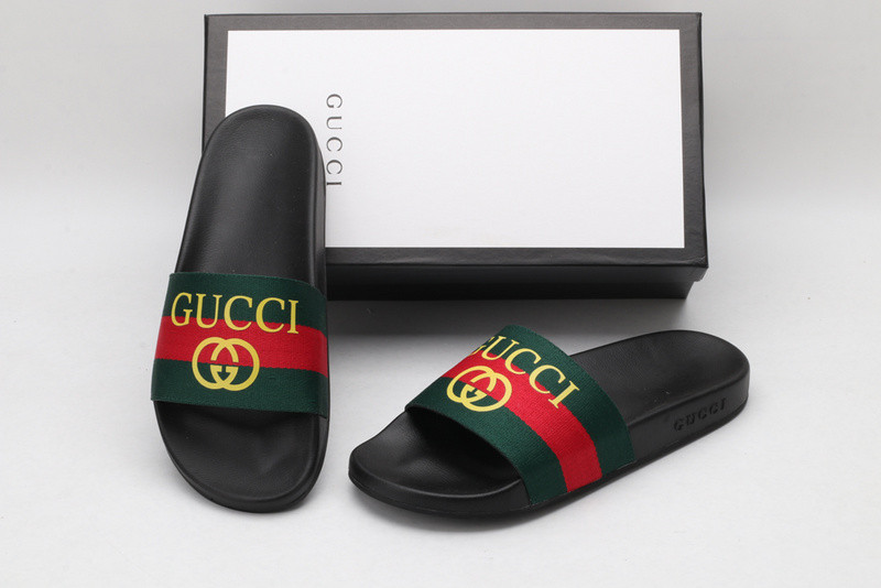 G*u*i slides all black with "yellow G*u*i"