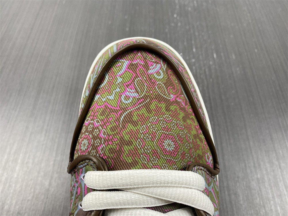 nike sb dunk low pro paisley brown - dh7534-200