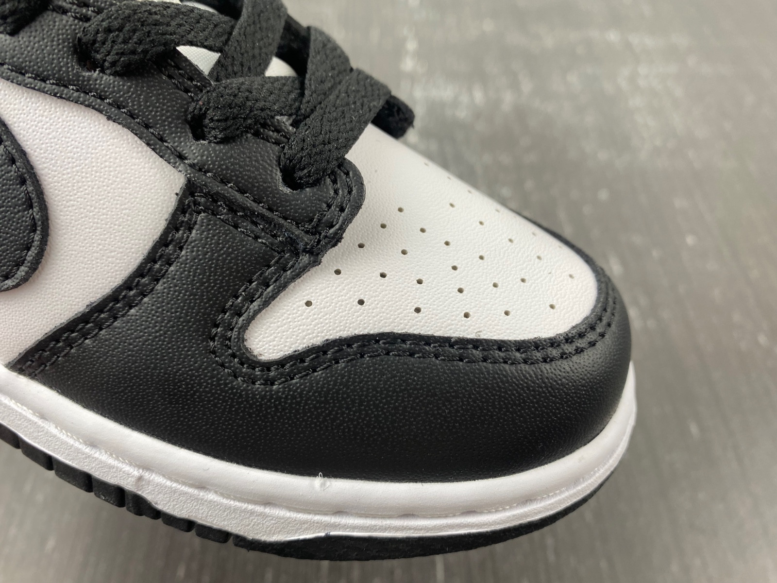 nike dunk low retro white black panda (2021) (ps) kids cw1588-100
