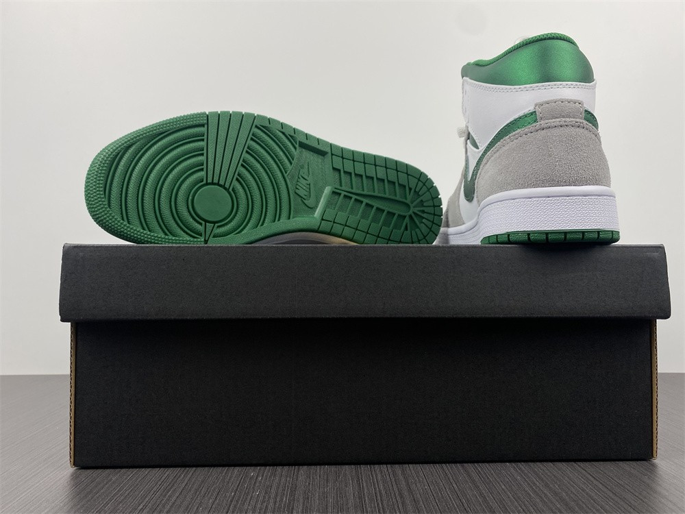 jordan 1 mid grey green - dc7294-103