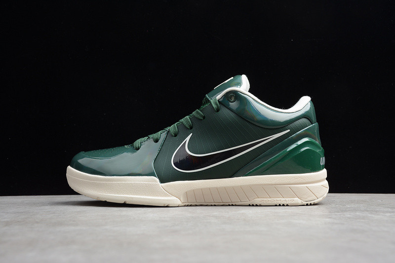 nike kobe 4 protro undefeated milwaukee bucks cq3869-301