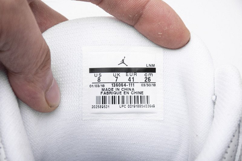 jordan 3 retro pure white (2018) 136064-111