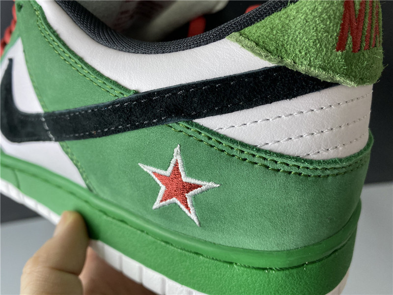 nike dunk low pro sb heineken 304292-302