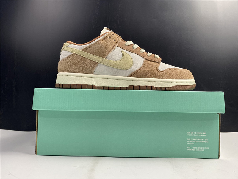 nike dunk low prm "medium curry" dd1390-100