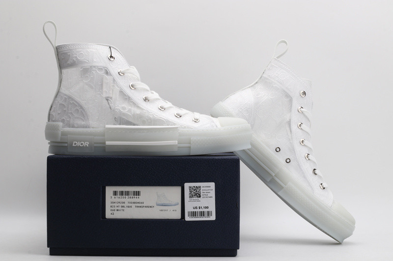D*or b23 oblique high top sneaker