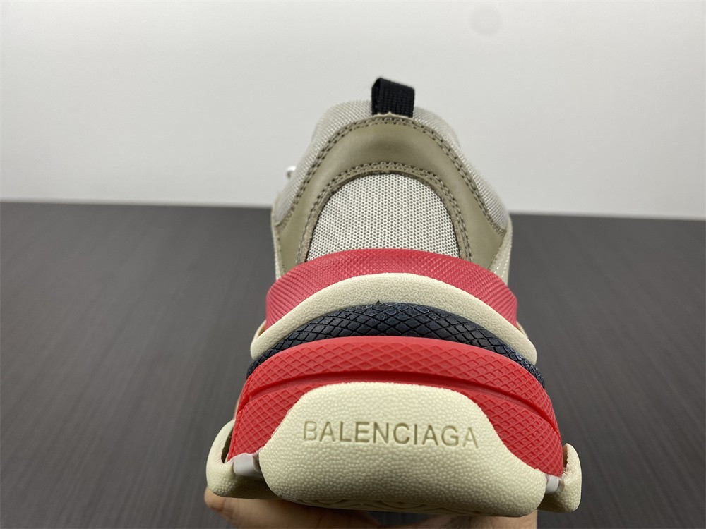 Ba*len*cia*ga triple s white red black 1.0 sneaker