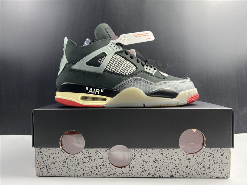 owt x air jordan 4 “bred” cv9388-001