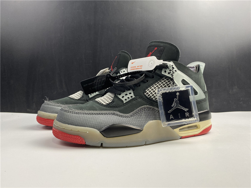 owt x air jordan 4 “bred” cv9388-001