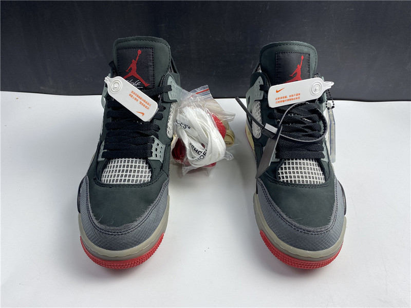owt x air jordan 4 “bred” cv9388-001