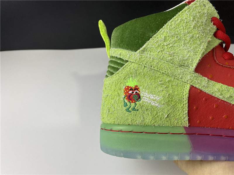 dunk sb nike sb dunk high “strawberry cough cw7093-600