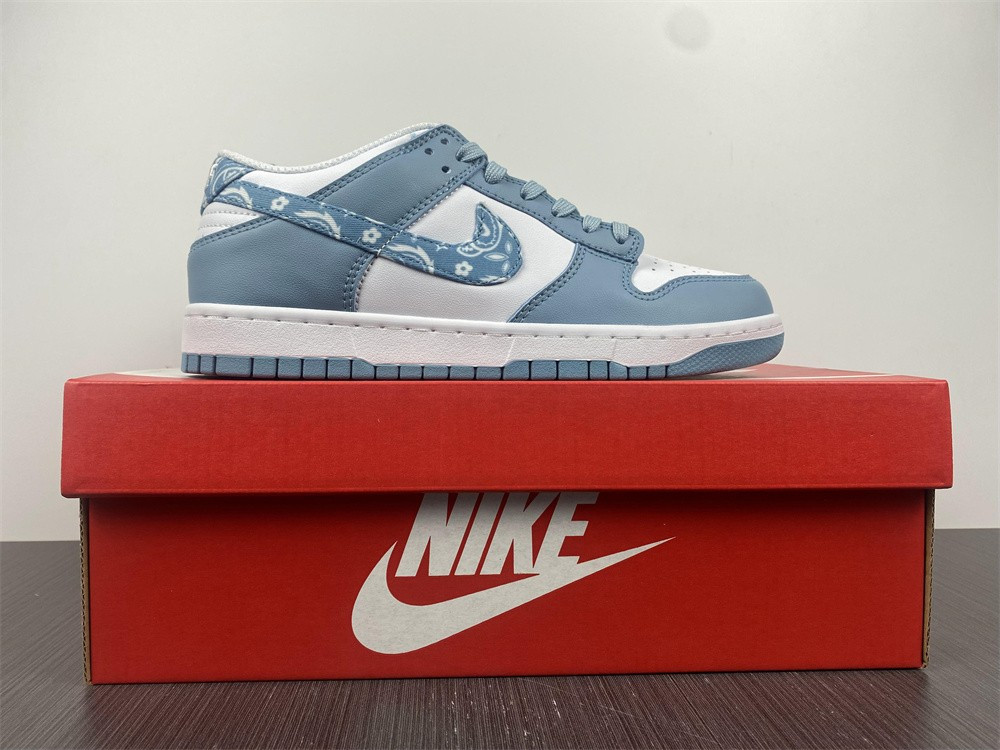 nike dunk low blue paisley wmns dh4401-101